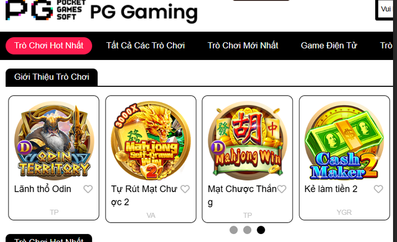 Hành trình phát triển của sảnh game PG Soft
